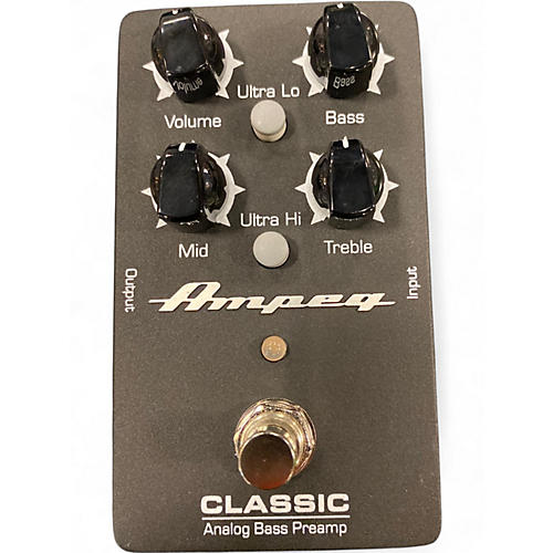 Used Ampeg classic analog bass preamp Bass Effect Pedal