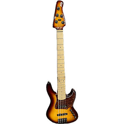 Anaconda Used Anaconda Ultra J5 Essense 2 Tone Sunburst Electric Bass Guitar