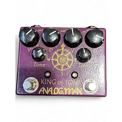 Used Analogman King Of Tone Effect Pedal
