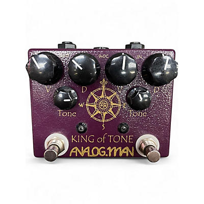 Used Analogman King of Tone V4 Effect Pedal