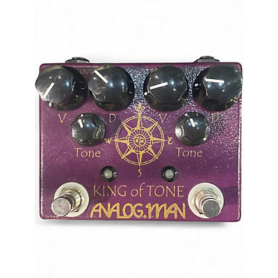 Used Analogman king of tone Effect Pedal