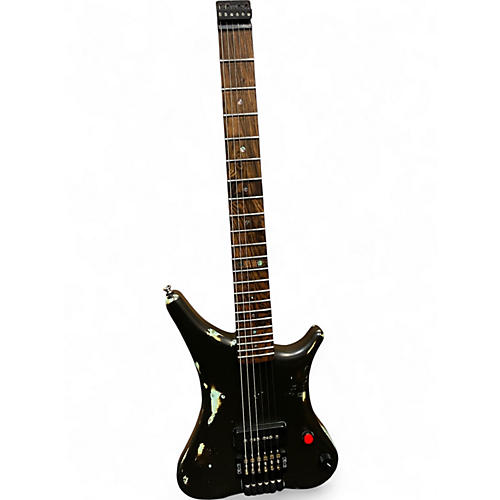 Used Anesidora amoeba Relic'D black  Hollow Body Electric Guitar Relic'D black