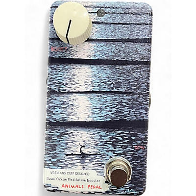 Used Animals Pedal DAWN OCEAN MEDILATION BOOSTER Effect Pedal