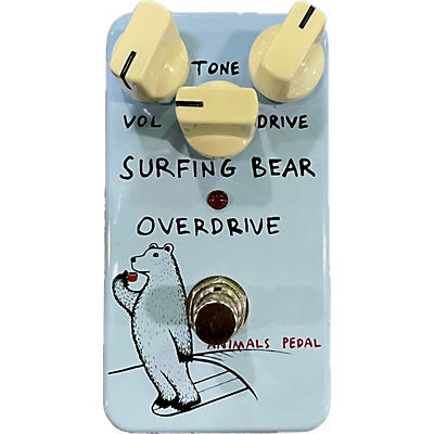 Used Animals Pedal Surfing Bear Overdrive Effect Pedal