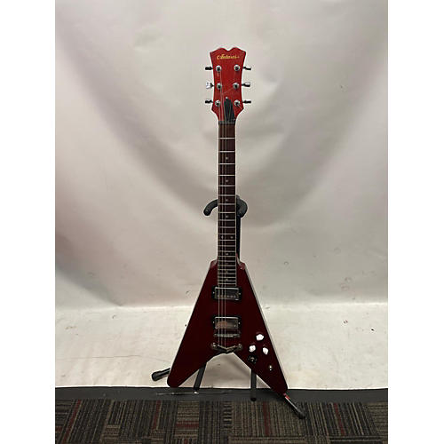 Antares Used Antares FLYING V Red Solid Body Electric Guitar Red