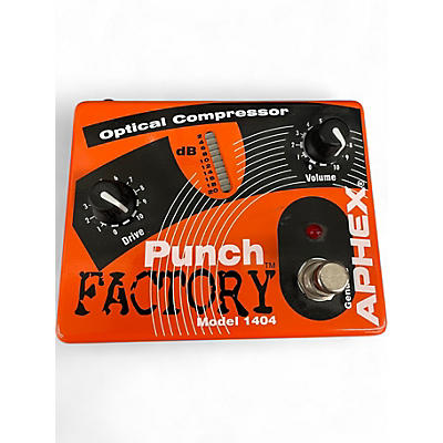 Used Aphex Punch Factory Optical Compressor Effect Pedal