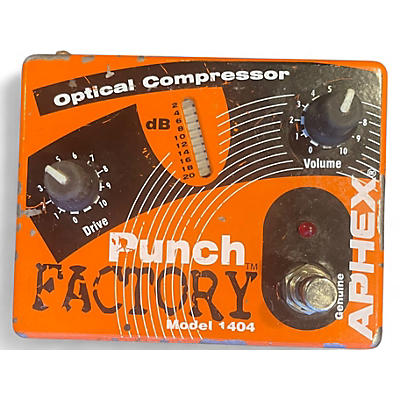 Used Aphex Punch Factory Optical Compressor Effect Pedal