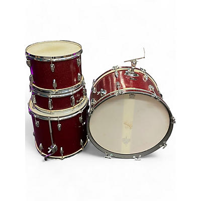 Apollo Used Apollo 4 Piece Drums Red Drum Kit