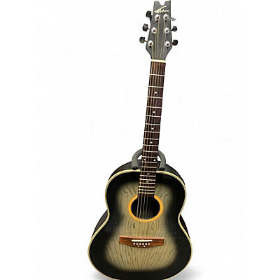 Used Applause AA31 Trans Black Acoustic Guitar