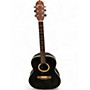 Used Applause AA34 Black Acoustic Guitar Black