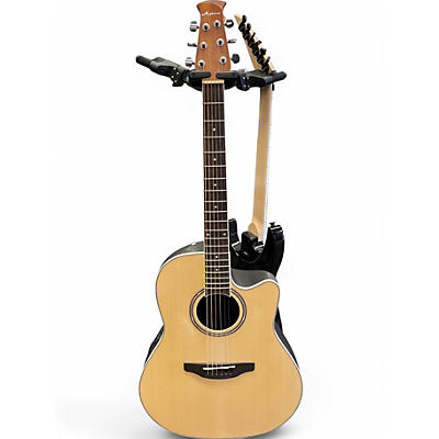 Used Applause AB24 Natural Acoustic Electric Guitar