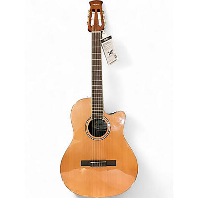 Used Applause AB24 Natural Acoustic Electric Guitar