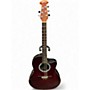 Used Applause AB24-RR Wine Red Acoustic Electric Guitar Wine Red