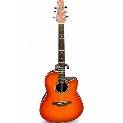Used Applause AB24II-HB Honey Burst Acoustic Electric Guitar