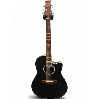 Used Applause AB28-5S Black Acoustic Electric Guitar