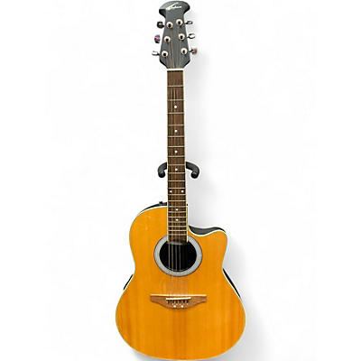 Used Applause AE 28 Natural Acoustic Electric Guitar