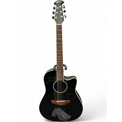 Used Applause AE127 Black Acoustic Electric Guitar