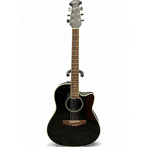 Applause Used Applause AE128 Super Shallow Black Acoustic Electric Guitar Black