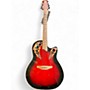 Used Applause AE148 red burst Acoustic Electric Guitar red burst