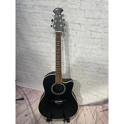 Applause Used Applause AE227 Black Acoustic Electric Guitar