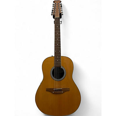 Used Applause AE35 12 String Natural 12 String Acoustic Electric Guitar