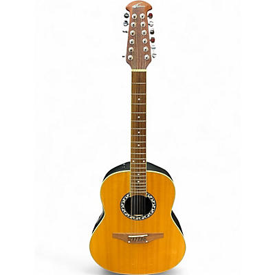 Used Applause AE35 Natural 12 String Acoustic Electric Guitar
