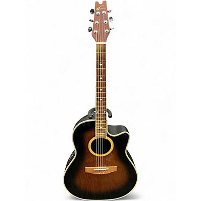Used Applause AE36 Brown Sunburst Acoustic Electric Guitar