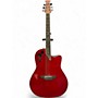 Used Applause AE44II Red Acoustic Guitar Red