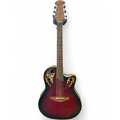 Used Applause  AE48 RED Acoustic Electric Guitar