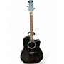 Used Applause ae 227 Black Acoustic Electric Guitar Black