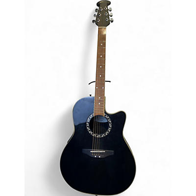 Used Applause ae 227 Black Acoustic Guitar