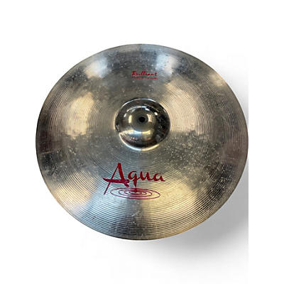 Aqua Used Aqua 17in Aqua 17" Medium Thin Crash Brilliant Cymbal