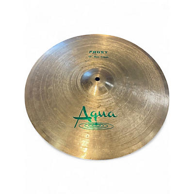 Used Aqua 17in FROST THIN CRASH Cymbal