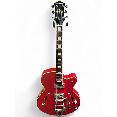 Used Arbor AJ140 RED Hollow Body Electric Guitar