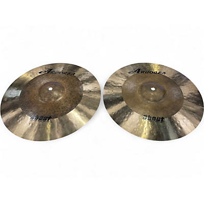 Used Arborea 14in GHOST HI HAT PAIR Cymbal