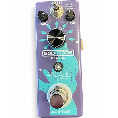 Used Arcade Audio God Mode Reverb Effect Pedal