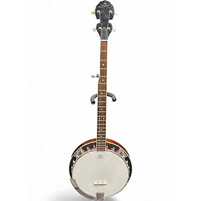 Used Aria 5-String Natural Banjo