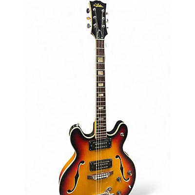 Used Aria 5102T Tobacco Burst Hollow Body Electric Guitar
