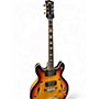 Used Aria 5102T Tobacco Burst Hollow Body Electric Guitar Tobacco Burst