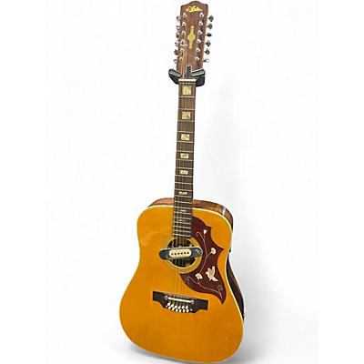 Used Aria 714 S Natural 12 String Acoustic Electric Guitar