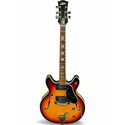 Used Aria 781 2 Color Sunburst Hollow Body Electric Guitar