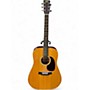 Used Aria 9400 Natural Acoustic Guitar Natural