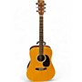 Used Aria 9410 Natural Acoustic Guitar Natural