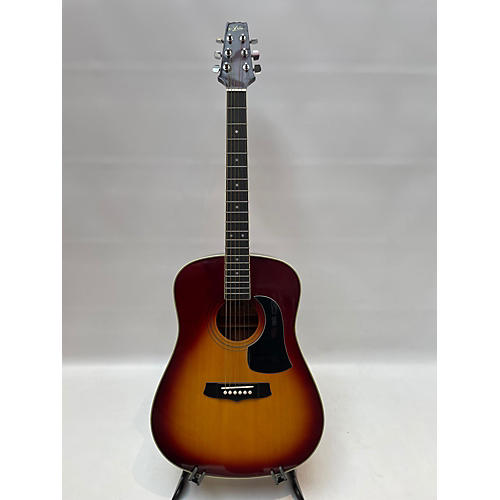 Aria Used Aria AW200AV Sunburst Acoustic Guitar Sunburst