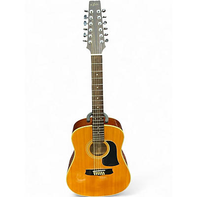 Used Aria AW200T Natural 12 String Acoustic Guitar