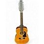 Used Aria AW200T Natural 12 String Acoustic Guitar Natural