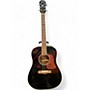 Used Aria AW50BK Black Acoustic Guitar Black