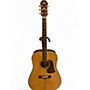 Used Aria AW930 Left Handed Natural Acoustic Guitar Natural