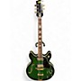 Used Aria DIAMOND 1242G Green Hollow Body Electric Guitar Green