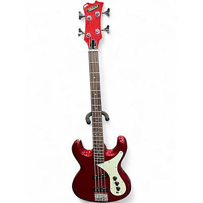 Used Aria DIAMOND DMB380 RED Electric Bass Guitar